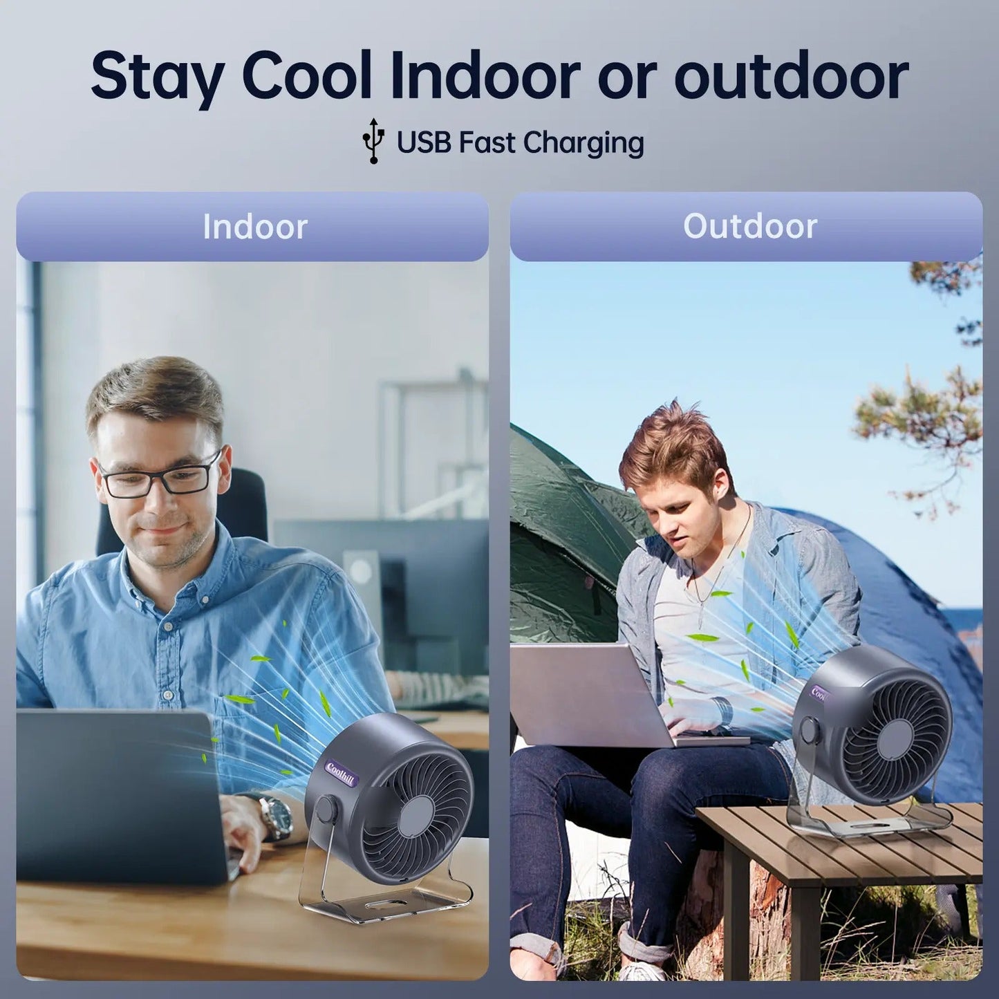 TITEVORA GlacierFlow X1 indoor and covered outdoor tabletop use