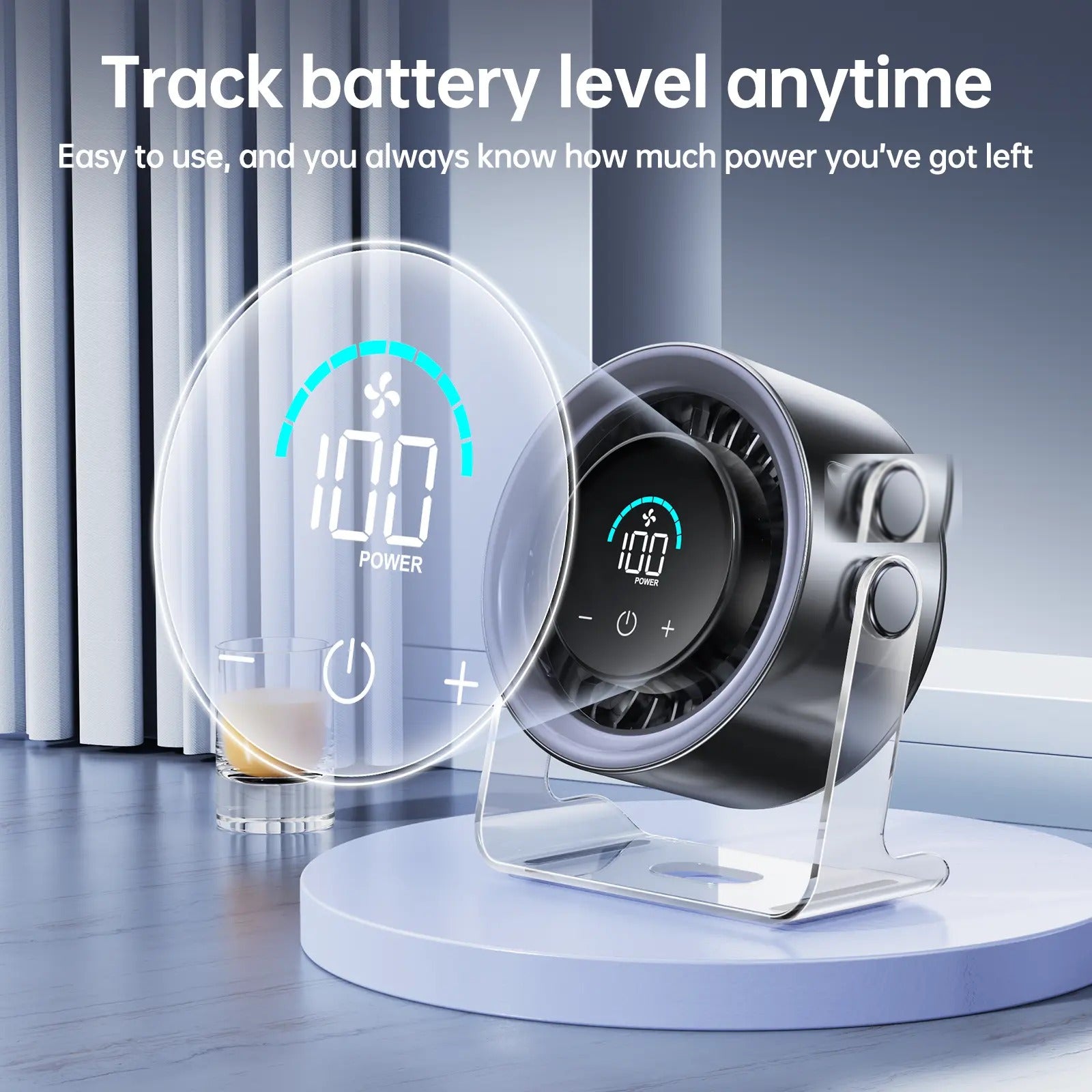 TITEVORA GlacierFlow X1 battery display feature